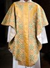 Cream silk chasuble