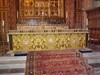 Green frontal for high altar